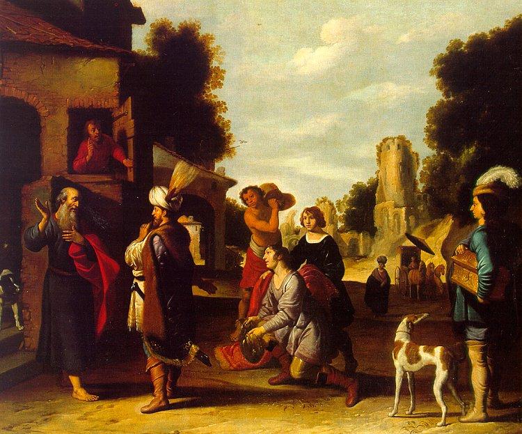  Lambert  Jacobsz The Prophet Elisha and Naaman oil painting image